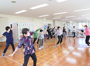 運動指導の様子